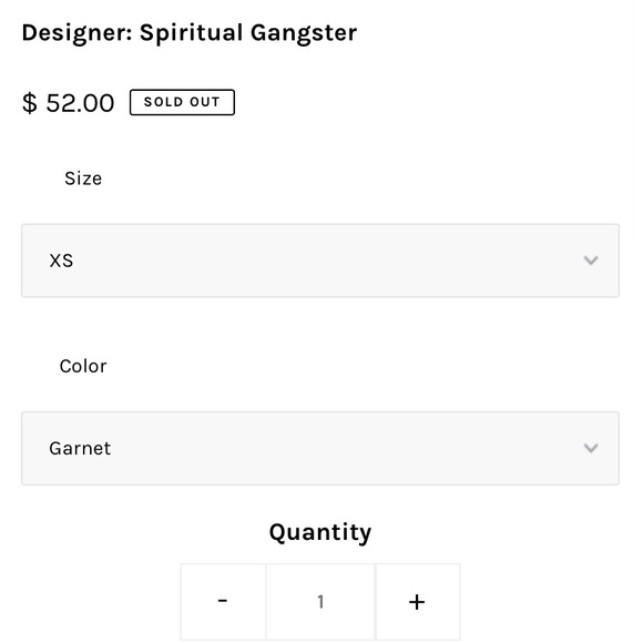 Spiritual Garnet Raspberry Heart Logo Copped Tank Top - Picture 9 of 11